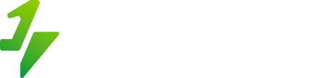 Logo for One Power Solar featuring a stylized green lightning bolt on the left, with the company name ONE POWER SOLAR in white, modern font on a light gray background.